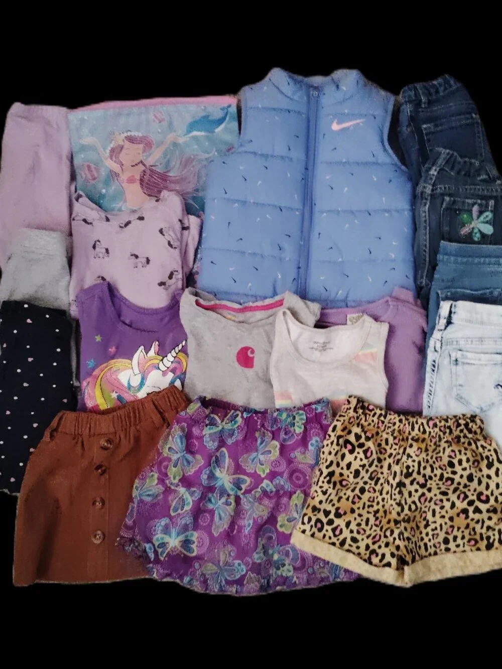 HUGE LOT OF CLOTHES TOPS JEANS LEGGINGS OUTFITS NIKE DISNEY GAP~GIRLS SIZE 3T